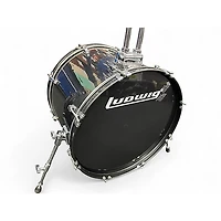 Used Ludwig 5 Piece BackBeat Black Sparkle Drum Kit