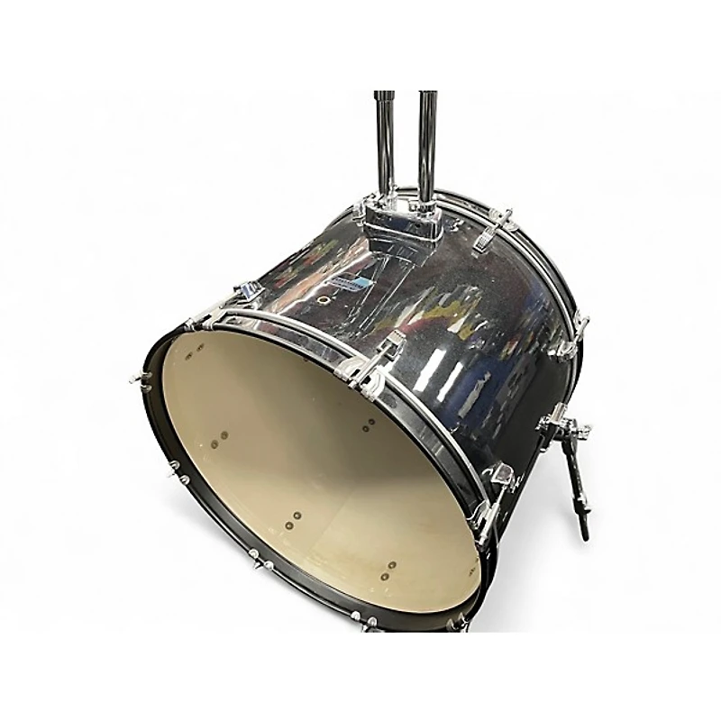 Used Ludwig 5 Piece BackBeat Black Sparkle Drum Kit