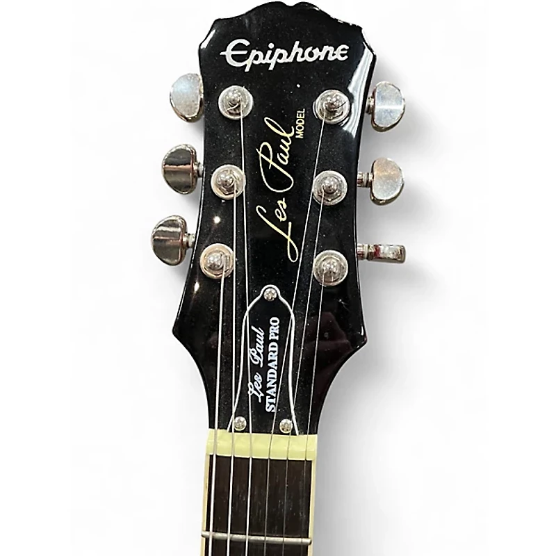 Used Epiphone Les Paul Standard Pro 2 Tone Sunburst Solid Body Electric Guitar