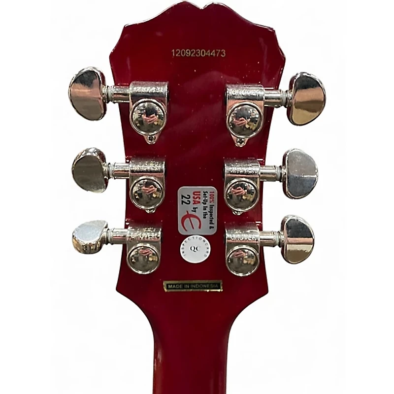 Used Epiphone Les Paul Standard Pro 2 Tone Sunburst Solid Body Electric Guitar