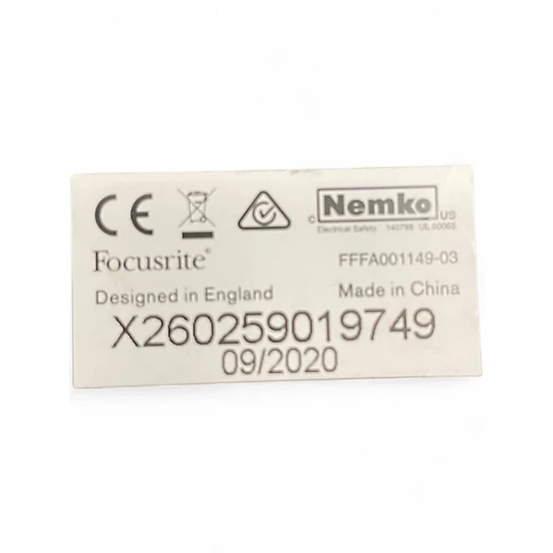 Used Focusrite Clarett 2Pre Audio Interface