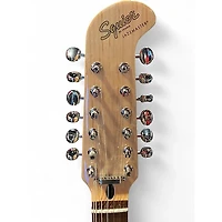 Used Squier Paranormal Jazzmaster XII Fiesta Red Solid Body Electric Guitar