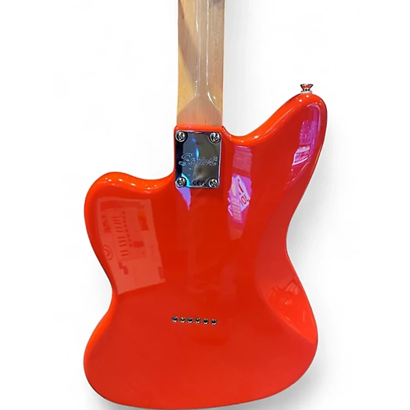 Used Squier Paranormal Jazzmaster XII Fiesta Red Solid Body Electric Guitar