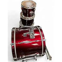 Used Pearl 4 Piece Export Wine Red Drum Kit
