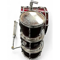 Used Pearl 4 Piece Export Wine Red Drum Kit