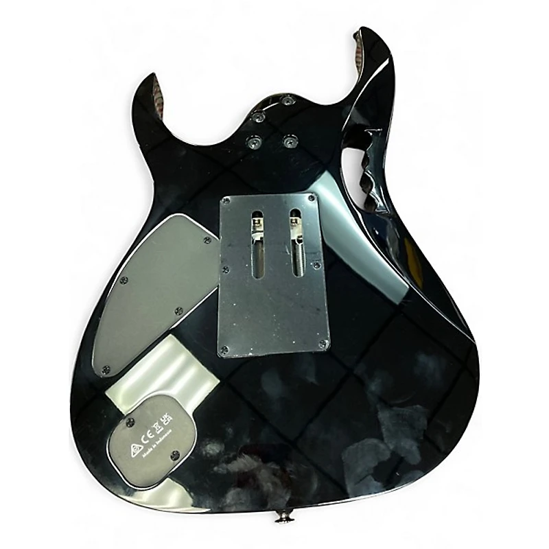 Used Ibanez JEM77P Steve Vai Signature BLUE FLORAL PATTERN Solid Body Electric Guitar