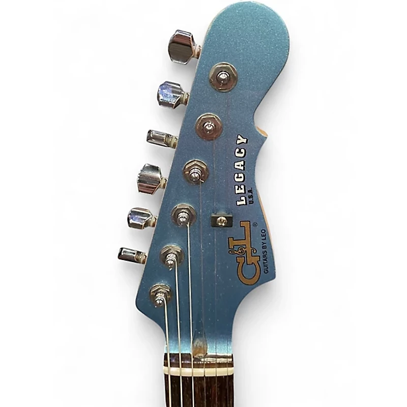 Used G&L Legacy Lake Placid Blue Solid Body Electric Guitar