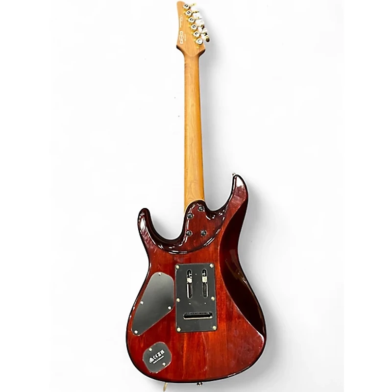 Used Ibanez AZ47P1QM Dragon Eye Burst Solid Body Electric Guitar