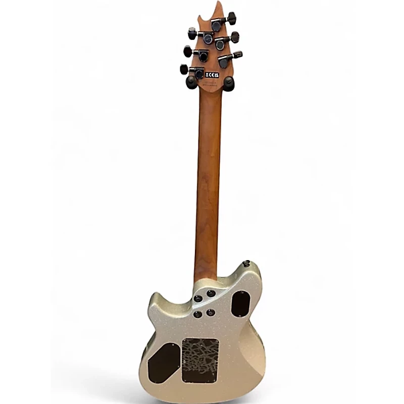 Used EVH Wolfgang Standard Silver Sparkle Solid Body Electric Guitar