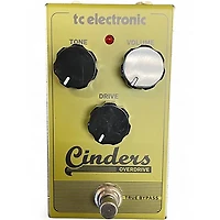Used TC Electronic Cinders Overdrive Effect Pedal