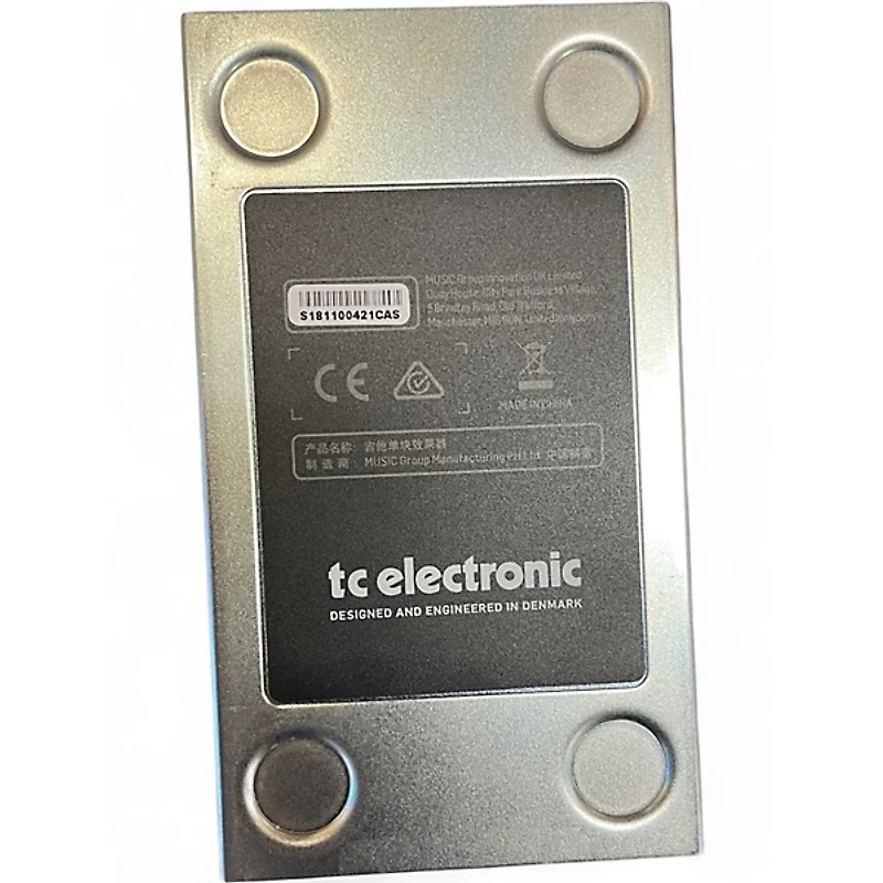 Used TC Electronic Cinders Overdrive Effect Pedal