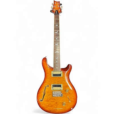 Used PRS SE Custom 22 Semi-Hollowbody Vintage Sunburst Hollow Body Electric Guitar