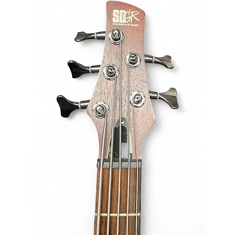 Used Ibanez SR505 5 String Natural Electric Bass Guitar