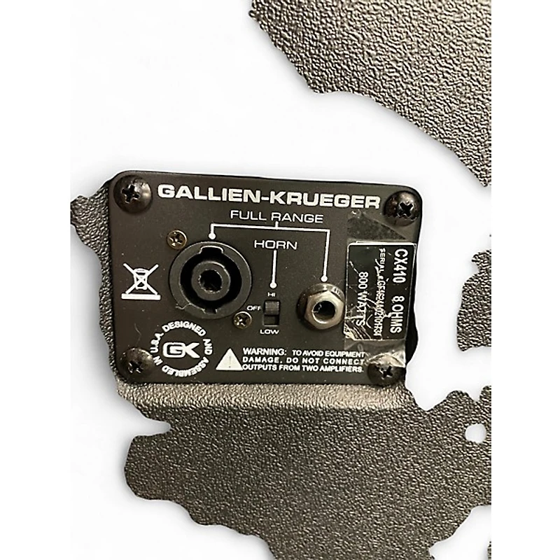 Used Gallien-Krueger CX410 Bass Cabinet