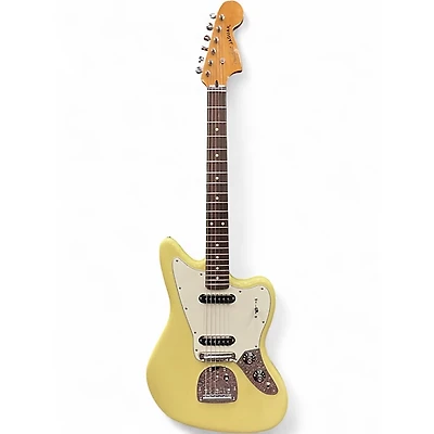 Used Fender PLAYER II JAGUAR HIALEAH YELLOW Solid Body Electric Guitar