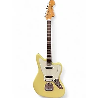 Used Fender PLAYER II JAGUAR HIALEAH YELLOW Solid Body Electric Guitar