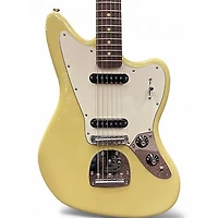 Used Fender PLAYER II JAGUAR HIALEAH YELLOW Solid Body Electric Guitar