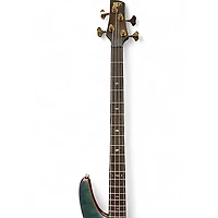 Used Ibanez SR2400 Premium Green Electric Bass Guitar