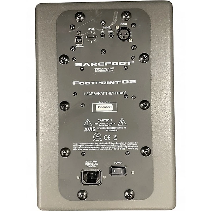Used Barefoot Sound footprint 02 PAIR Powered Monitor