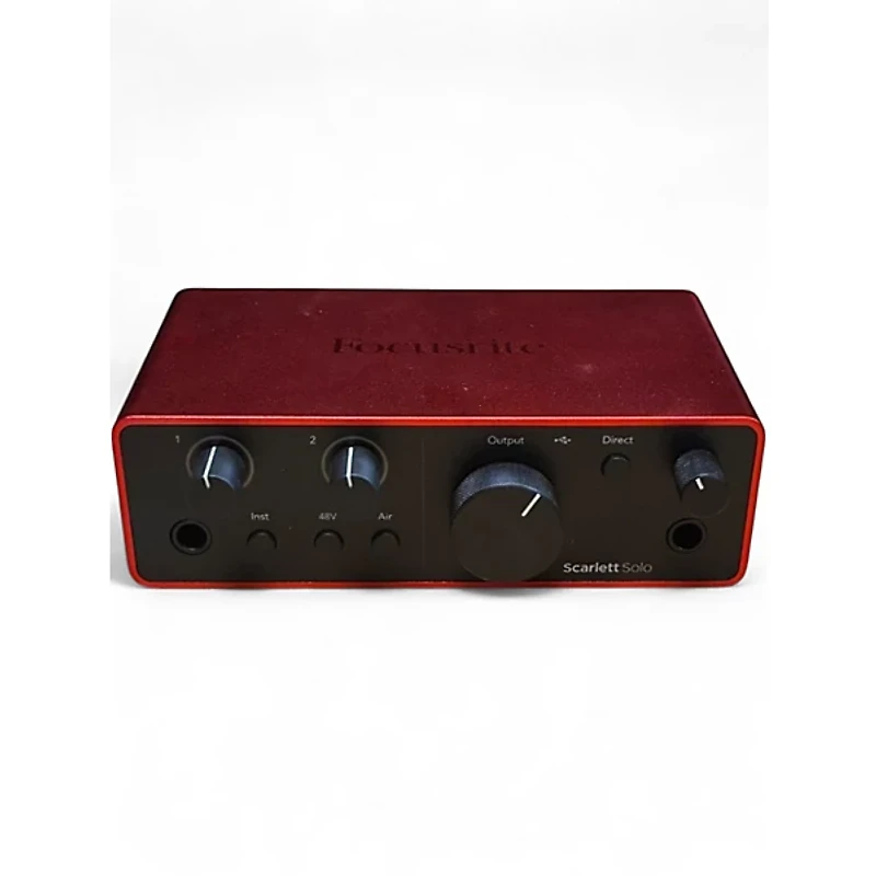 Used Focusrite Scarlett Solo Studio Gen 4 Audio Interface