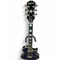 Used Epiphone Nighthawk Custom Reissue Blue Solid Body Electric Guitar
