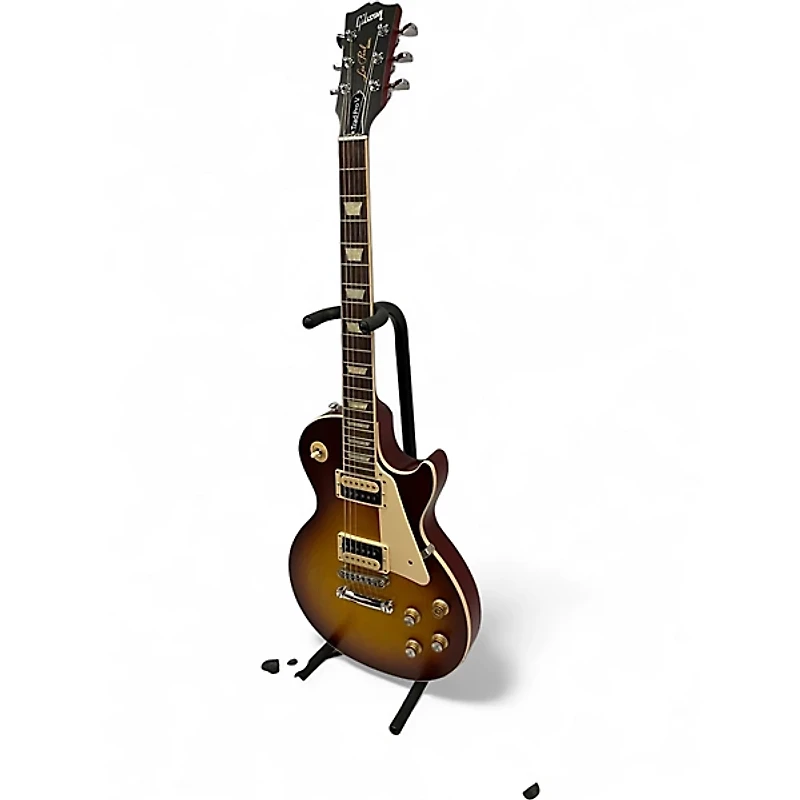 Used 2021 Gibson Les Paul Traditional Pro V Iced Tea Solid Body Electric Guitar