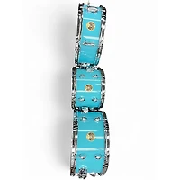 Used TAMA 4 Piece Club Jam Aqua Blue Drum Kit