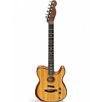 Used Fender American Acoustasonic Telecaster Mahogany Acoustic Electric Guitar