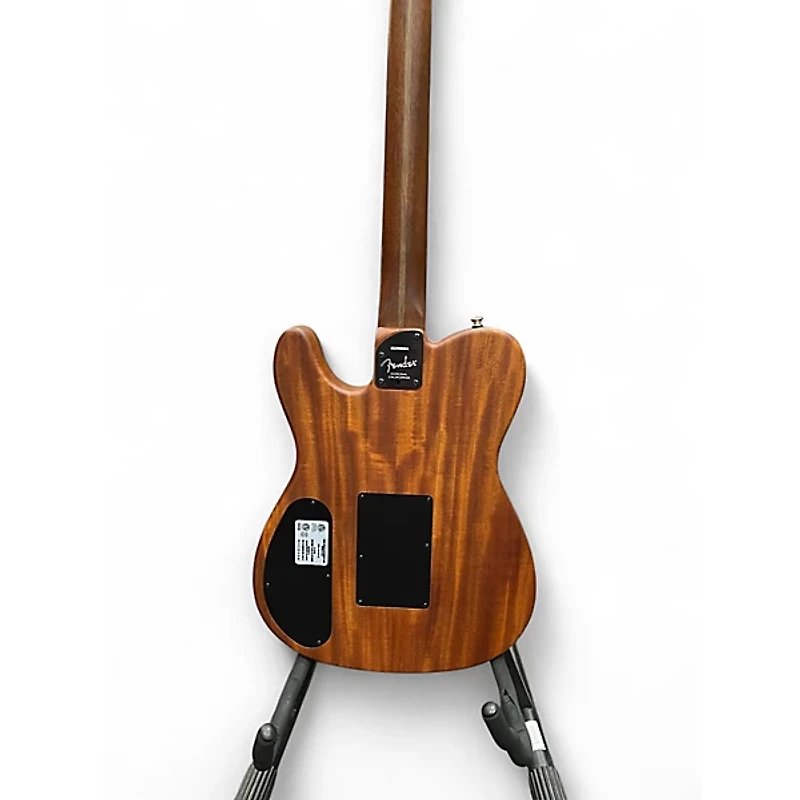 Used Fender American Acoustasonic Telecaster Mahogany Acoustic Electric Guitar