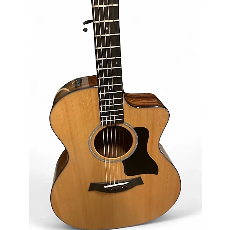 Used Taylor 214CE PLUS Natural Acoustic Electric Guitar