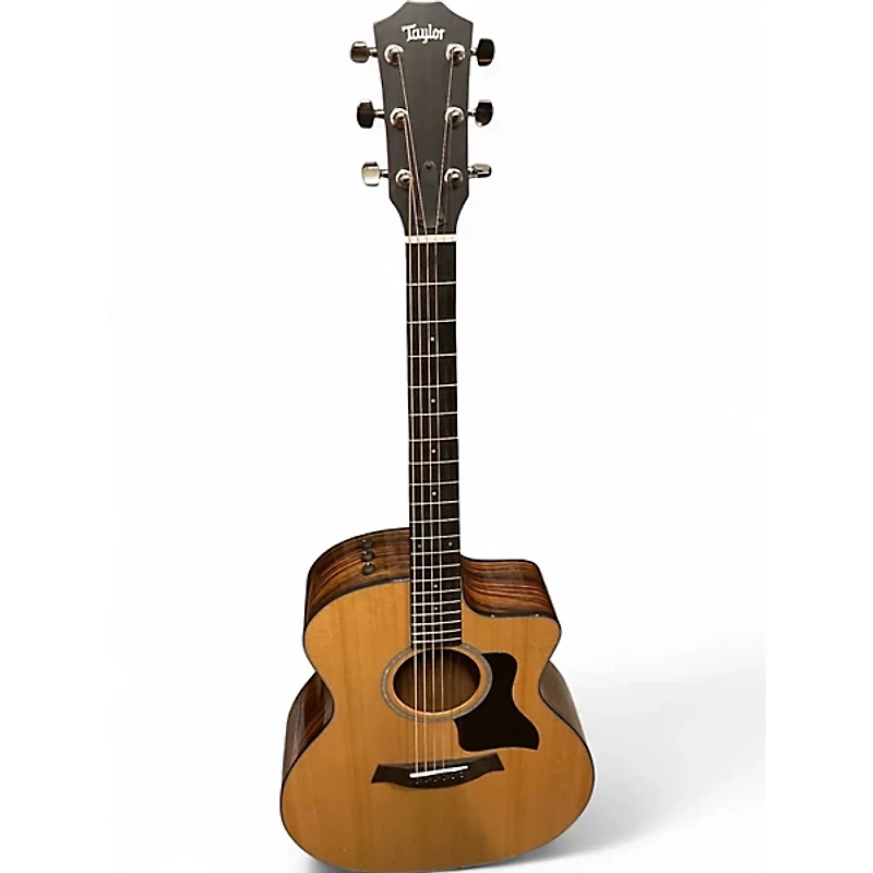 Used Taylor 214CE PLUS Natural Acoustic Electric Guitar