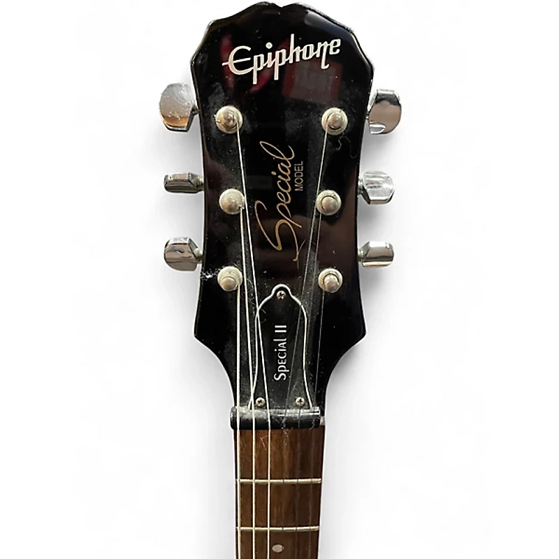 Used Epiphone Les Paul Special II Black Solid Body Electric Guitar