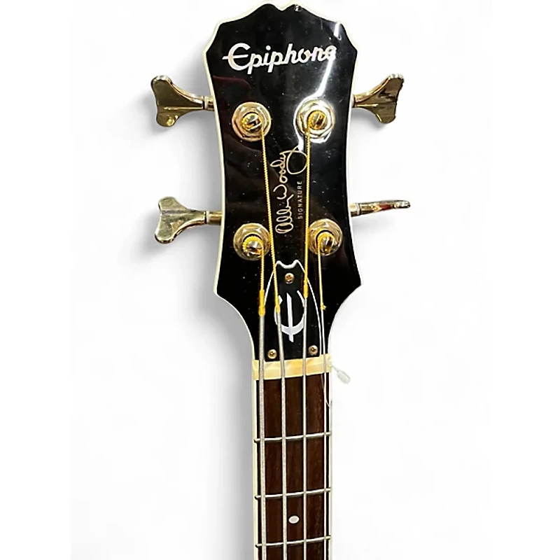 Used Epiphone Allen Woody Signature RED Electric Bass Guitar
