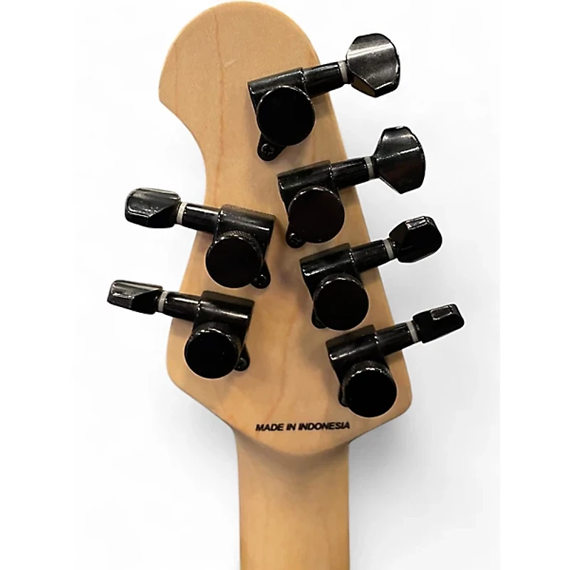 Used Sterling by Music Man JP50 John Petrucci Signature Satin Black Solid Body Electric Guitar