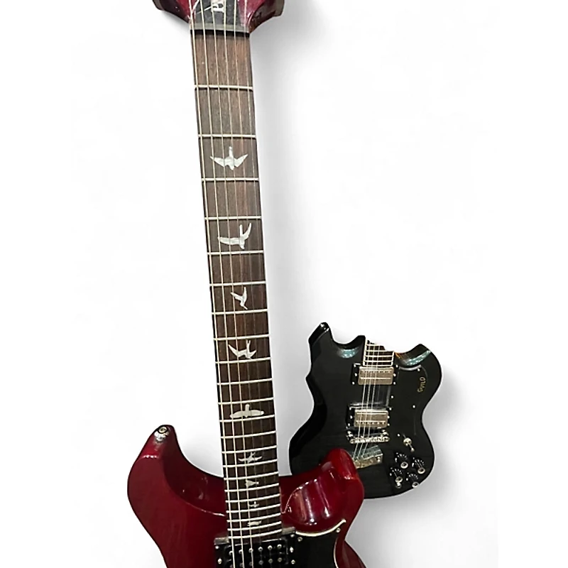 Used PRS SE Custom 22 Semi-Hollowbody RED Hollow Body Electric Guitar