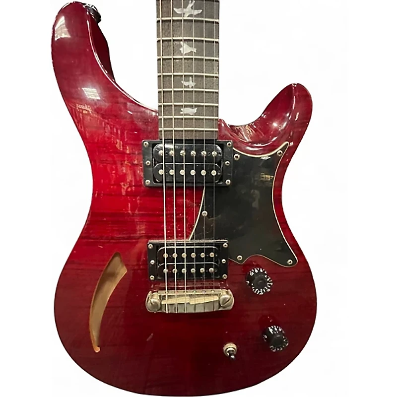 Used PRS SE Custom 22 Semi-Hollowbody RED Hollow Body Electric Guitar