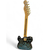 Used Fender Artist Series James Burton Telecaster Blue Paisley Flames Solid Body Electric Guitar