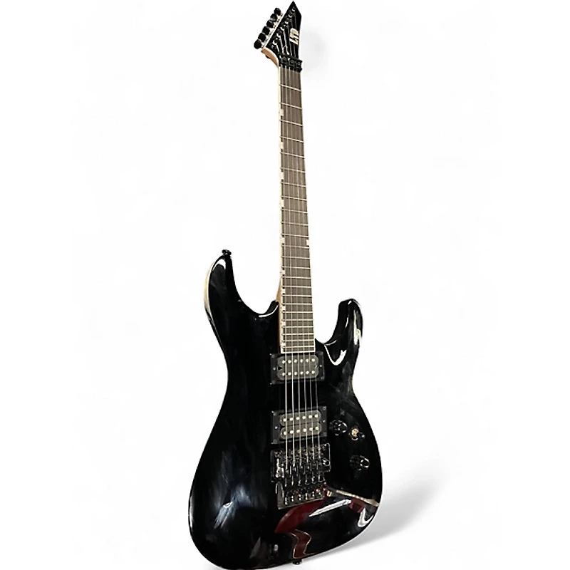 Used ESP LTD MH200 Black Solid Body Electric Guitar