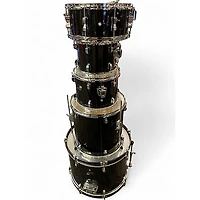Used Ludwig 5 Piece BACKBEAT BLACK SPARKLE Drum Kit