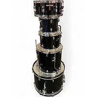 Used Ludwig 5 Piece BACKBEAT BLACK SPARKLE Drum Kit