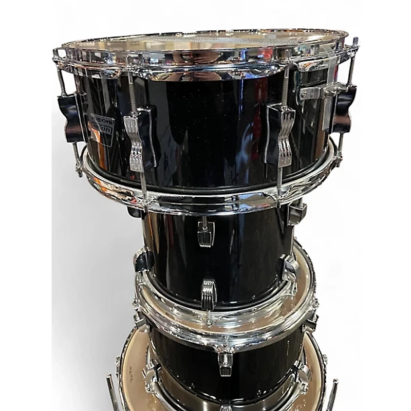Used Ludwig 5 Piece BACKBEAT BLACK SPARKLE Drum Kit