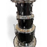 Used Ludwig 5 Piece BACKBEAT BLACK SPARKLE Drum Kit