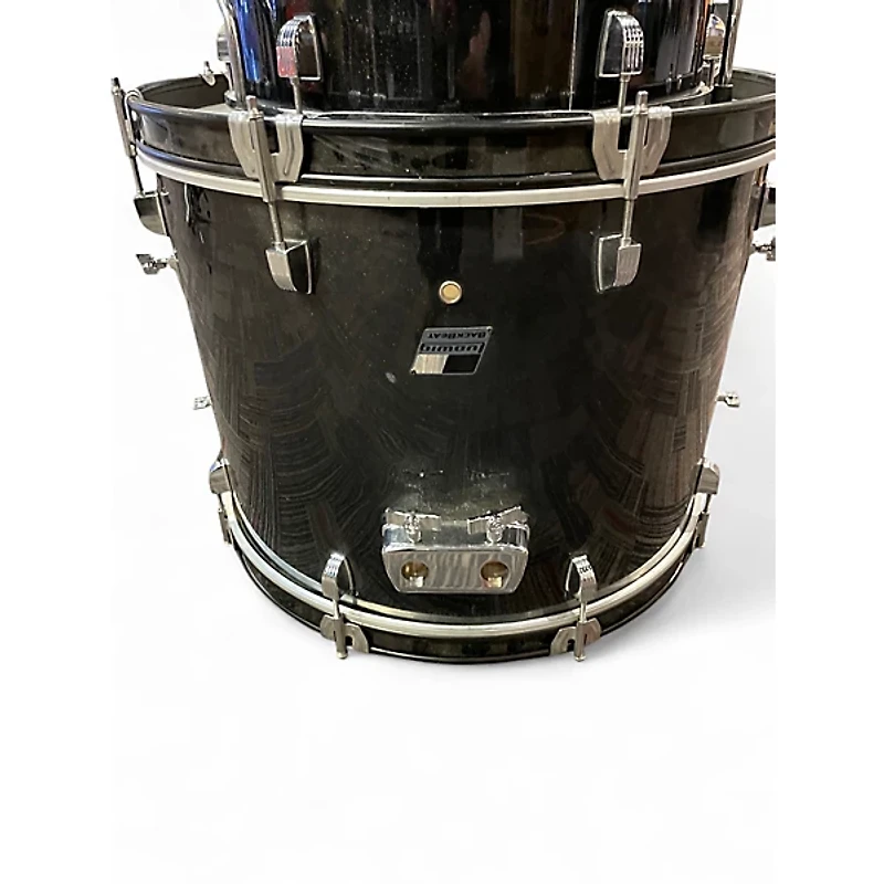 Used Ludwig 5 Piece BACKBEAT BLACK SPARKLE Drum Kit