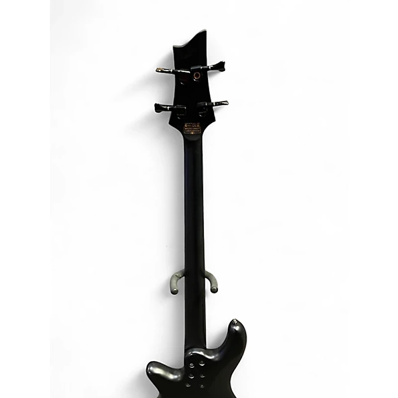 Used Schecter Guitar Research STILETTO STEALTH BLACK Electric Bass Guitar