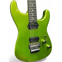 Used Charvel Pro Mod San Dimas HH HT Lime Green Solid Body Electric Guitar