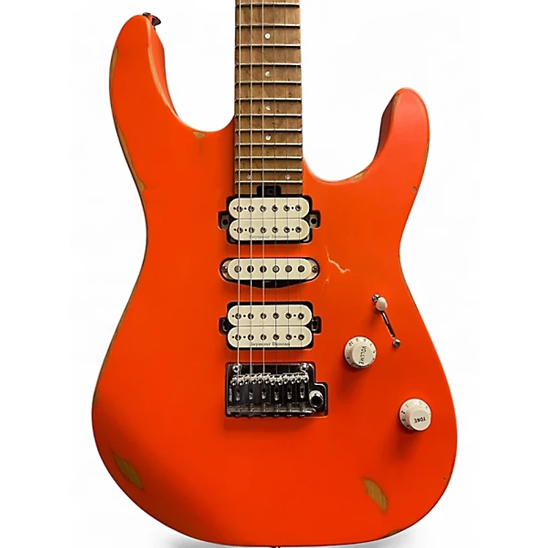 Used Charvel DK24 ORANGE Solid Body Electric Guitar