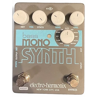 Used Electro-Harmonix Bass Mono Synth Bass Bass Effect Pedal