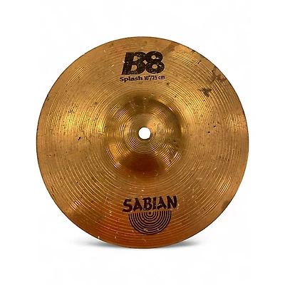 Used SABIAN 10in B8 Splash Cymbal