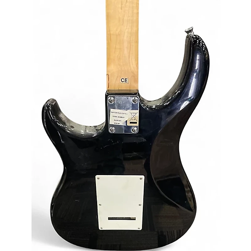 Used Peavey Raptor Plus EXP Black Solid Body Electric Guitar