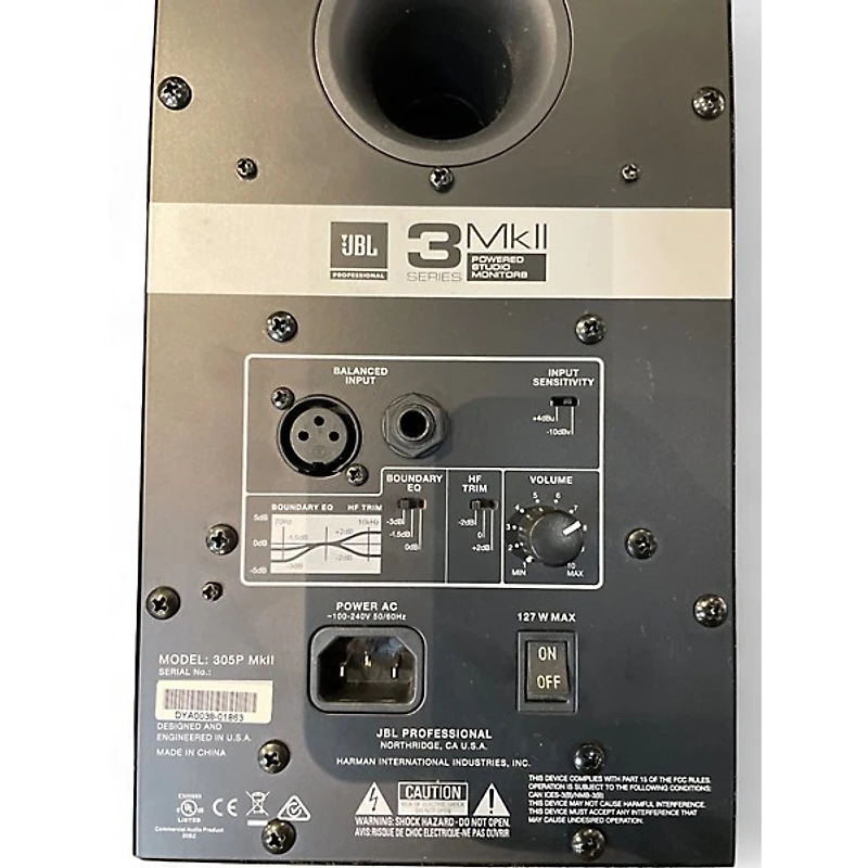 Used JBL 305P MK2 Powered Monitor